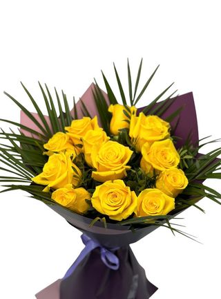 13 Trandafiri Galbeni