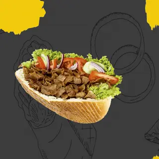 Kebab bułka king special