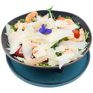 Salată de creveţi cu parmezan