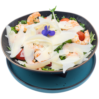 Salată de creveţi cu parmezan