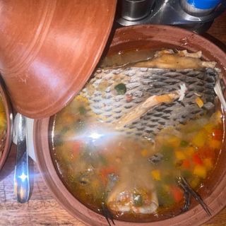 Local box (Boiled fish)