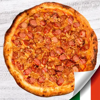 Pizza Toscana Bockwurst (33cm)