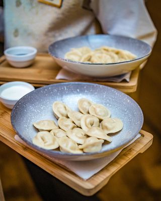 Пелмени с агнешко