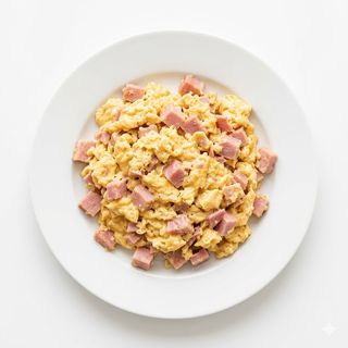 Huevos Revueltos Con Jamón