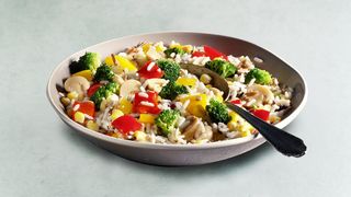 Divlja riža s povrćem i suncokretom, light