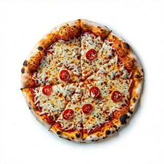 Margherita con pomodoro,mozzarella,formaggio