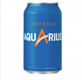 Aquarius Naranja lata 330ml.