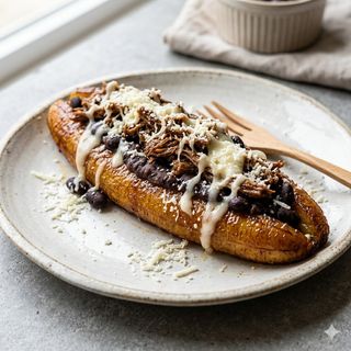 Plátano Maduro Relleno Pabellón