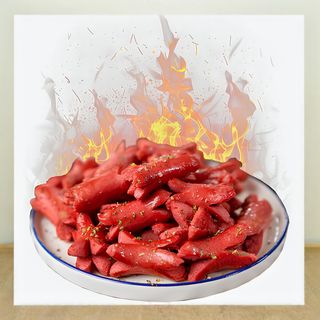 Fried Sausages + Fries