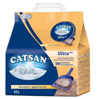 CATSAN Ultra Plus grudvajući mineralni posip za mačke, bez mirisa, 10L (KOD NLX520289)