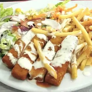 Menu Douradinho Prato Com Bebida