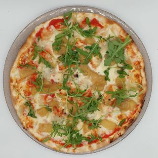 Pizza Gorgonzola y pera 