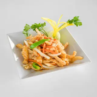 Tiras De Pollo Crujiente miel y picante
