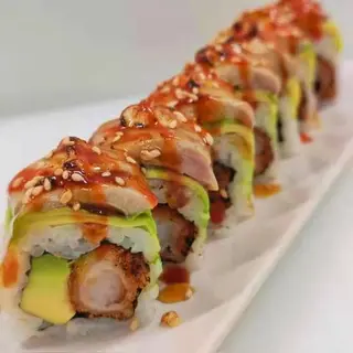 13. California Rolls De Atún Y Gamba Rebozada (8 Uds.)