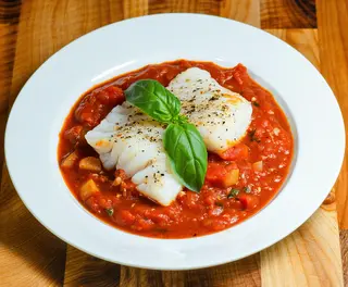 Bacalao con tomate