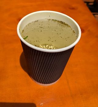 Green tea bag, Lemon Honey