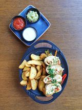 Wrap cu carne de pui