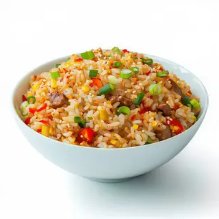Khao Pad pollo