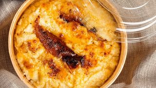 ღომი და შემწვარი სულგუნი