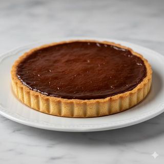 Tarta De Yema Tostada Y Chocolate