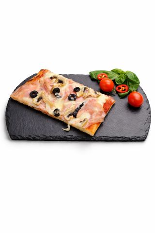 Pizza Prosciutto e Funghi - felie