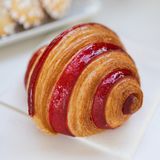 Croissant ricotta e lampone