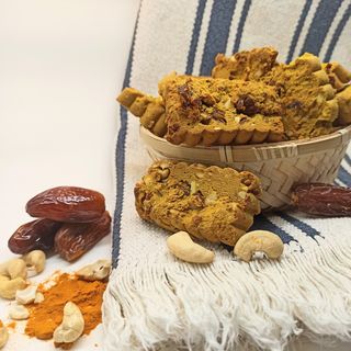 Pack De 4 Galletas De Sarraceno Con Dátil, Anacardo Y Cúrcuma 150G (Aprox)