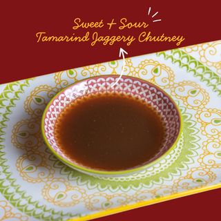 Sweet & Sour Tamarind & Jaggery Chutney / Chutney dulce acrisor Tamarind & Jaggery