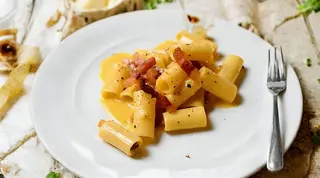 Rigatoni alla carbonara