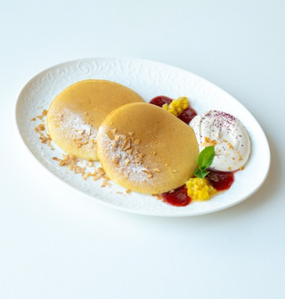 Панкейки с манго 