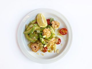 Салат з креветками