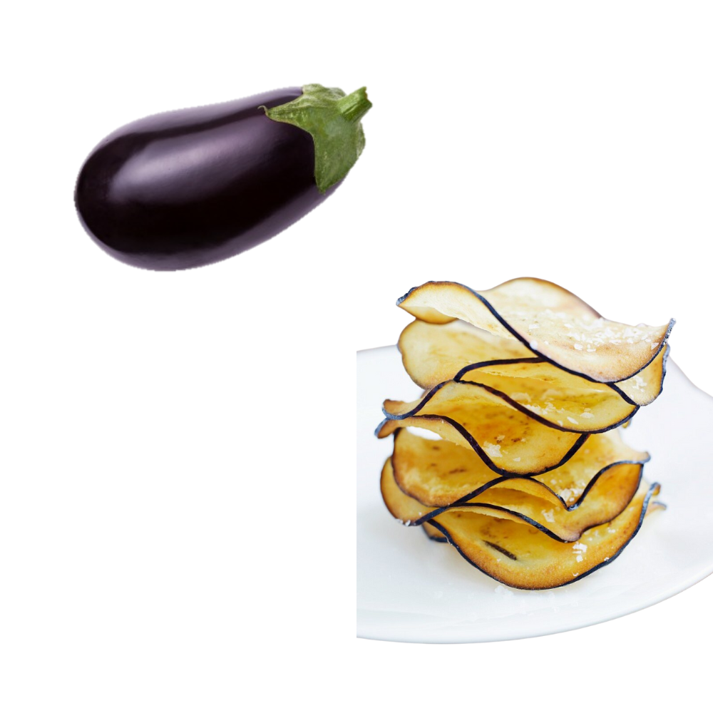 chips d'aubergine – légèreté et saveur