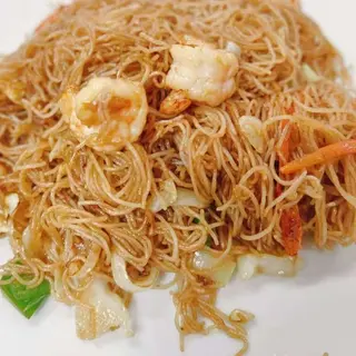 Fideos Fritos Con Gambas