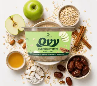 Oat overnight meal jabuka cimet