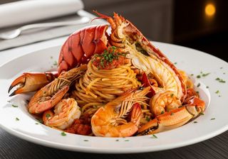 Spaghetti con crostacci