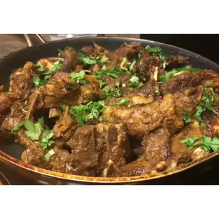 Goat meat dhailo
