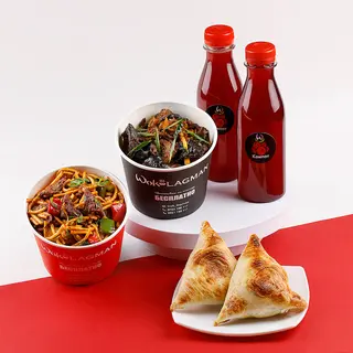 Комбо микс Босо лагман и Wok лагман (910г)