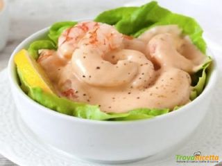 Gamberi in salsa cocktail