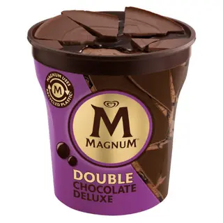 Tarrina MAGNUM DOUBLE CHOCOLATE DELUXE 440 ml