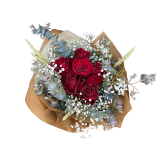 Bouquet com 6 Rosas