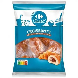 Croissants Rellenos De Crema De Cacao Carrefour 360 Gr.