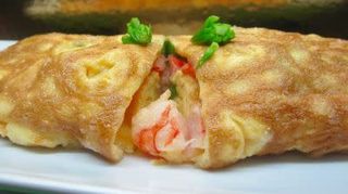 Omelete de Camarão