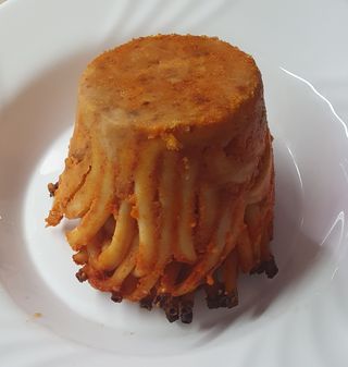 Timballo con macinato di manzo