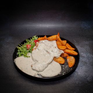 Pileći file sa 4 vrste sira