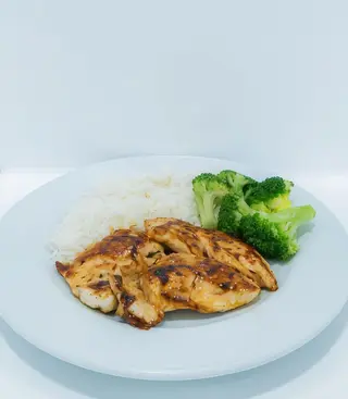 Menu Frango, Arroz e Brócolos