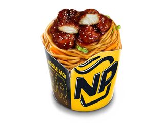 (NEW) Noodle Pui Karaage in sos BBQ JR.
