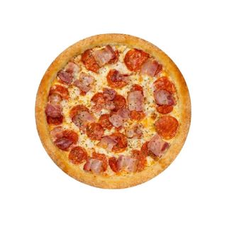 Pizza salami con ternera (30 cm.)