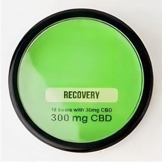 CBD Full Spectrum желейні ведмедики "Recovery", 300 мг КБД, яблуко, 10 шт