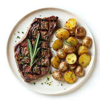 Filetto di manzo grill e patate