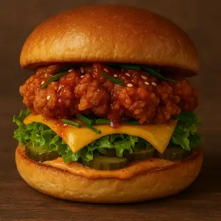 Chicken crispy burger